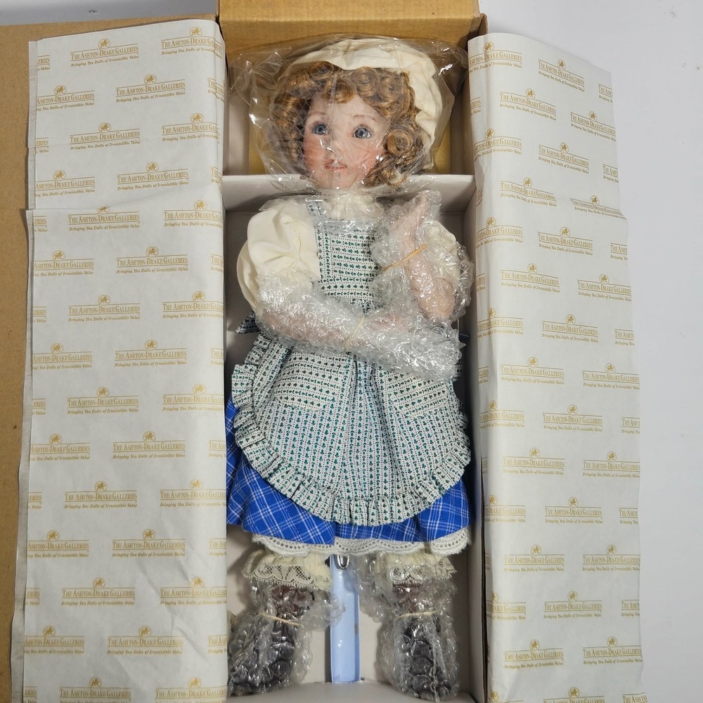 Ashton-Drake Dianna Effner Curly Locks Porcelain Doll Mother Goose 1993 NIB